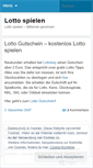 Mobile Screenshot of lottospielen.wordpress.com