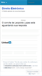 Mobile Screenshot of direitoeletronico.wordpress.com