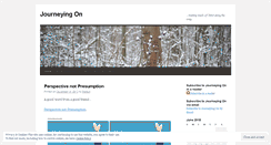 Desktop Screenshot of journeyingon.wordpress.com
