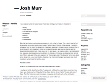 Tablet Screenshot of joshmurr.wordpress.com