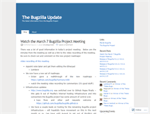 Tablet Screenshot of bugzillaupdate.wordpress.com