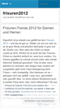Mobile Screenshot of frisuren2012.wordpress.com