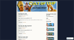 Desktop Screenshot of cultofuhf.wordpress.com