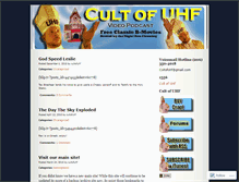 Tablet Screenshot of cultofuhf.wordpress.com