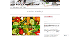 Desktop Screenshot of dewifoodtraveljournal.wordpress.com
