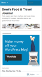 Mobile Screenshot of dewifoodtraveljournal.wordpress.com