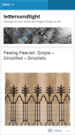 Mobile Screenshot of lettersandlight.wordpress.com