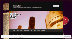 Desktop Screenshot of likemybar.wordpress.com