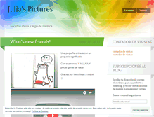 Tablet Screenshot of juliaspictures.wordpress.com