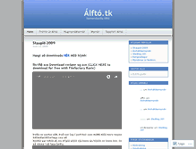 Tablet Screenshot of alfto.wordpress.com