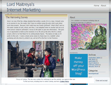 Tablet Screenshot of lordmaitreya.wordpress.com
