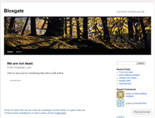 Tablet Screenshot of bloxgate.wordpress.com