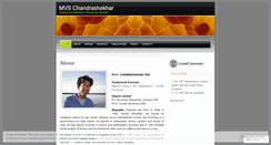 Desktop Screenshot of mvschandra.wordpress.com
