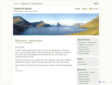 Tablet Screenshot of aninaholbek.wordpress.com