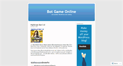 Desktop Screenshot of botgameonline.wordpress.com