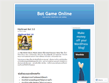 Tablet Screenshot of botgameonline.wordpress.com