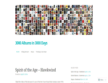 Tablet Screenshot of 300albums.wordpress.com