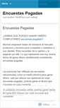 Mobile Screenshot of encuestaspagadaswordpress.wordpress.com