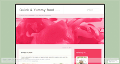 Desktop Screenshot of dkfoodie18.wordpress.com