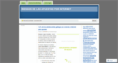 Desktop Screenshot of ciberapuestas.wordpress.com