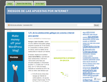Tablet Screenshot of ciberapuestas.wordpress.com