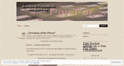 Desktop Screenshot of payfor.wordpress.com
