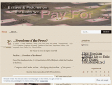 Tablet Screenshot of payfor.wordpress.com