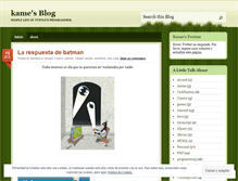 Tablet Screenshot of kamekun.wordpress.com