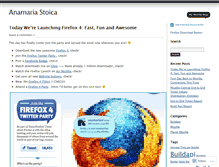 Tablet Screenshot of anamariamoz.wordpress.com