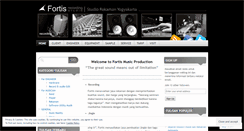 Desktop Screenshot of fortisrecord.wordpress.com
