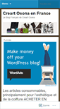 Mobile Screenshot of creartosonaenfrance.wordpress.com