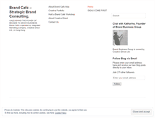 Tablet Screenshot of brandcafeasia.wordpress.com