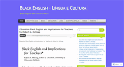 Desktop Screenshot of blackenglishlinguaecultura1usp.wordpress.com