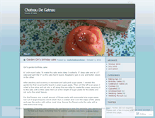 Tablet Screenshot of chateaudegateau.wordpress.com