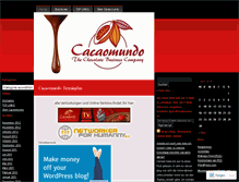 Tablet Screenshot of cacaomundo.wordpress.com