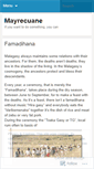 Mobile Screenshot of mayrecuane.wordpress.com