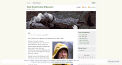 Desktop Screenshot of happinessproject2010.wordpress.com