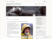 Tablet Screenshot of happinessproject2010.wordpress.com