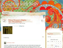 Tablet Screenshot of anightinwithnelly.wordpress.com