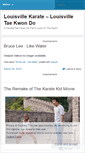 Mobile Screenshot of louisvillekarate.wordpress.com