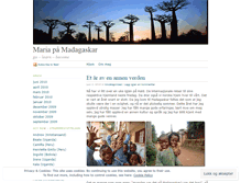 Tablet Screenshot of mariapaamadagaskar.wordpress.com