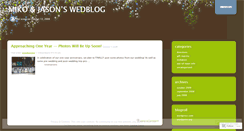 Desktop Screenshot of mikoandjason.wordpress.com