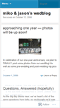 Mobile Screenshot of mikoandjason.wordpress.com