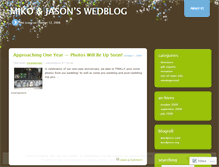 Tablet Screenshot of mikoandjason.wordpress.com