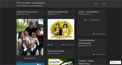 Desktop Screenshot of dated20102010.wordpress.com