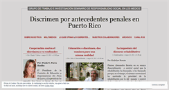 Desktop Screenshot of discrimenporantecedentes.wordpress.com