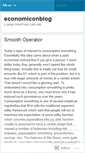 Mobile Screenshot of economiconblog.wordpress.com