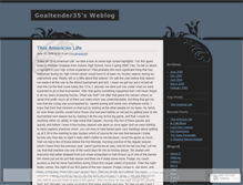 Tablet Screenshot of goaltender35.wordpress.com