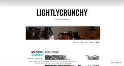 Desktop Screenshot of lightlycrunchy.wordpress.com