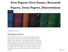 Tablet Screenshot of freepapers.wordpress.com